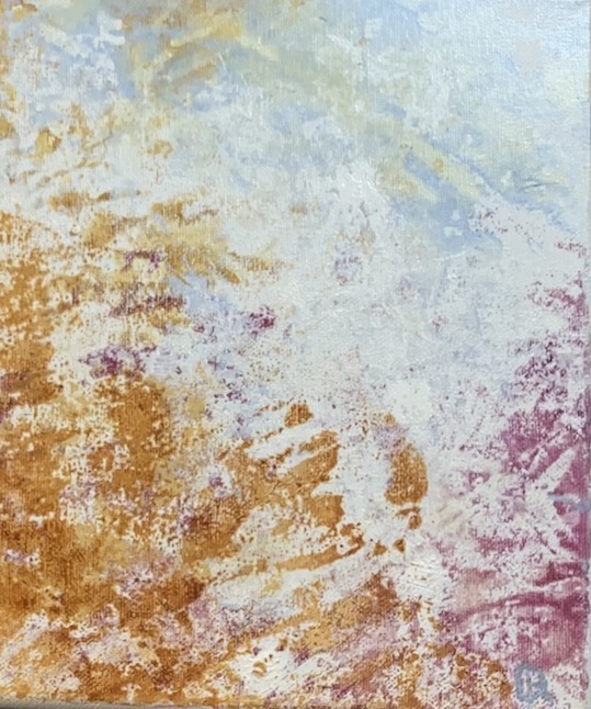 Deborah  Rhee| Spring blossom | Gold| McATamney Gallery and Design Store | Geraldine NZ